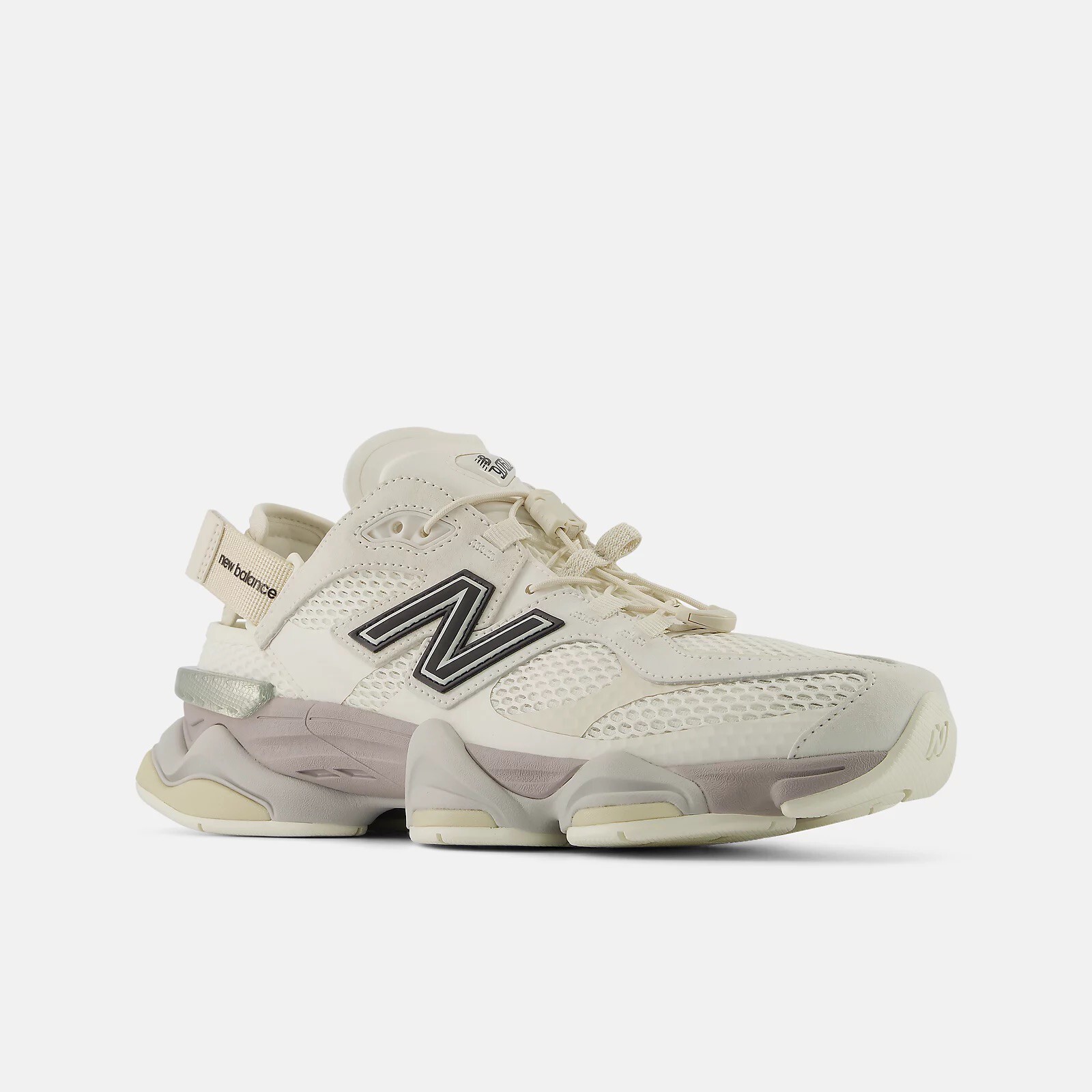 【Luxury】 日本國內限定款 NEW BALANCE 9060 Summer 麂皮 透氣網布 拼接 U9060Sv1 涼鞋 米色