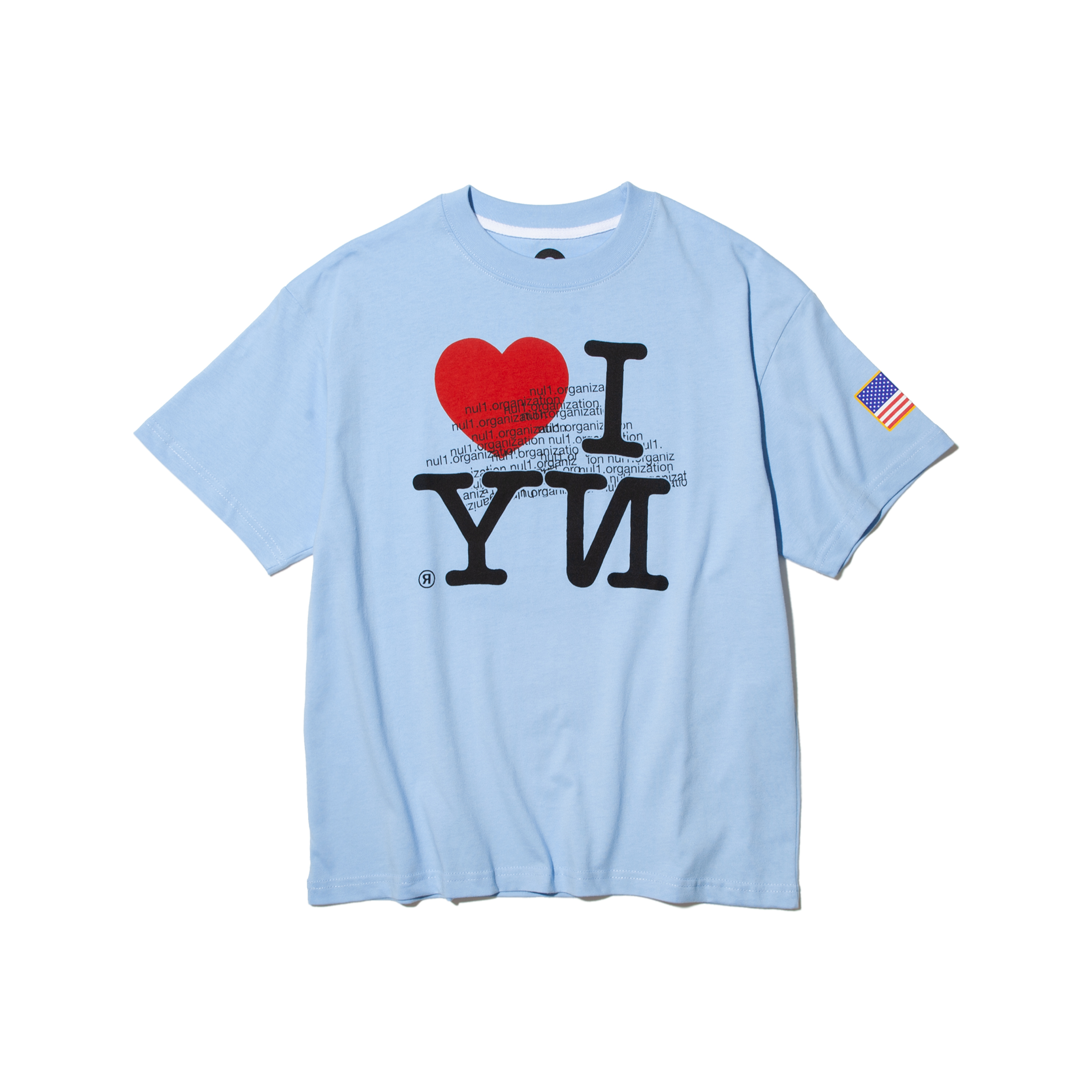 nul1.org ｜(nu-T112) -  I Love NY Tee (Baby Blue)
