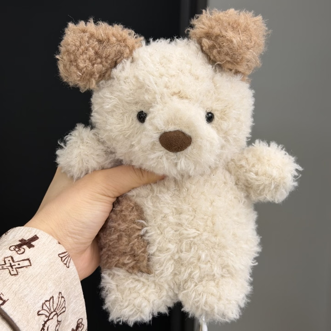 （預購）Jellycat Little Pup 奶油棕色 捲毛小狗 絨毛玩偶