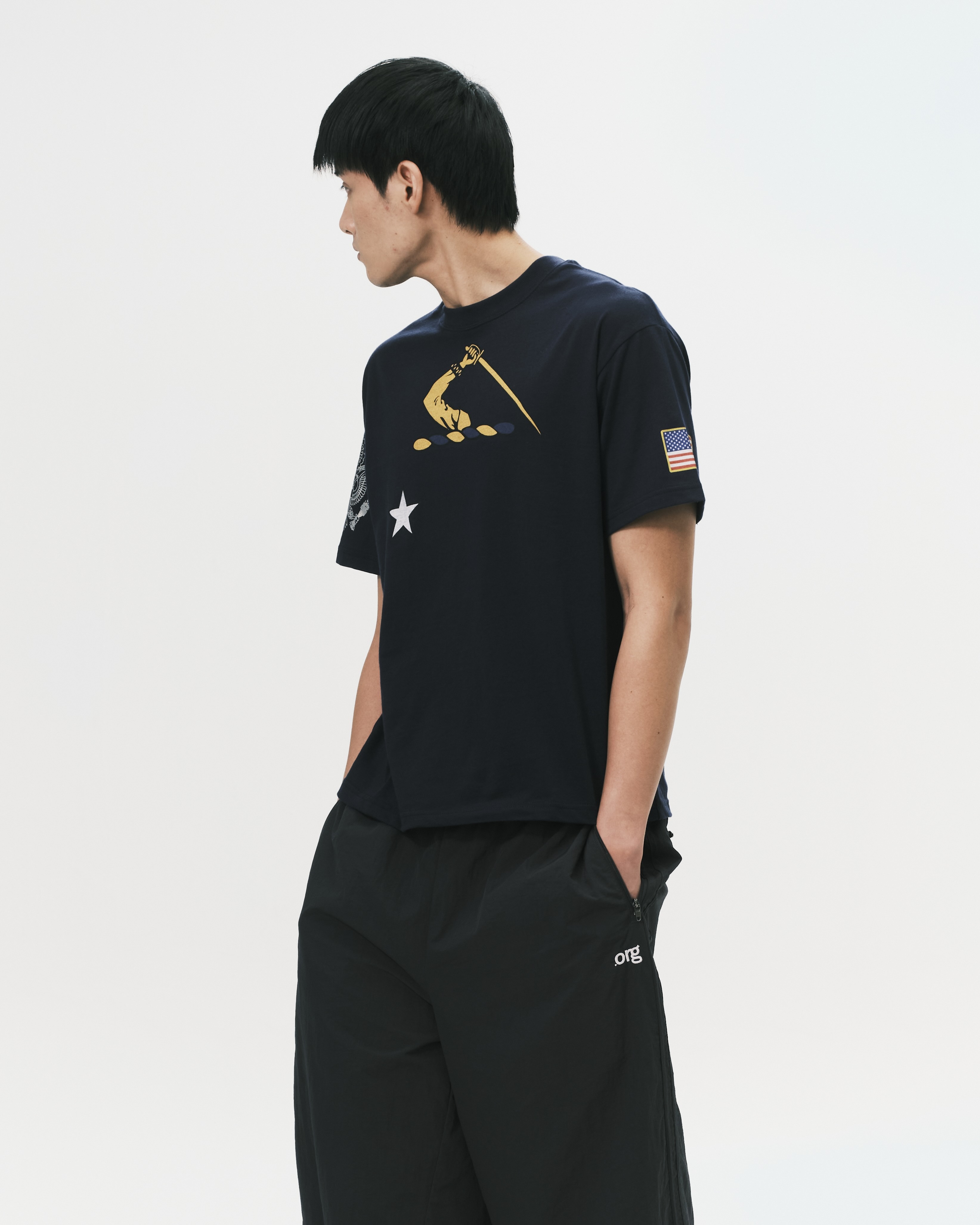 nul1.org ｜(nu-T111) - States AA Tee (Navy)