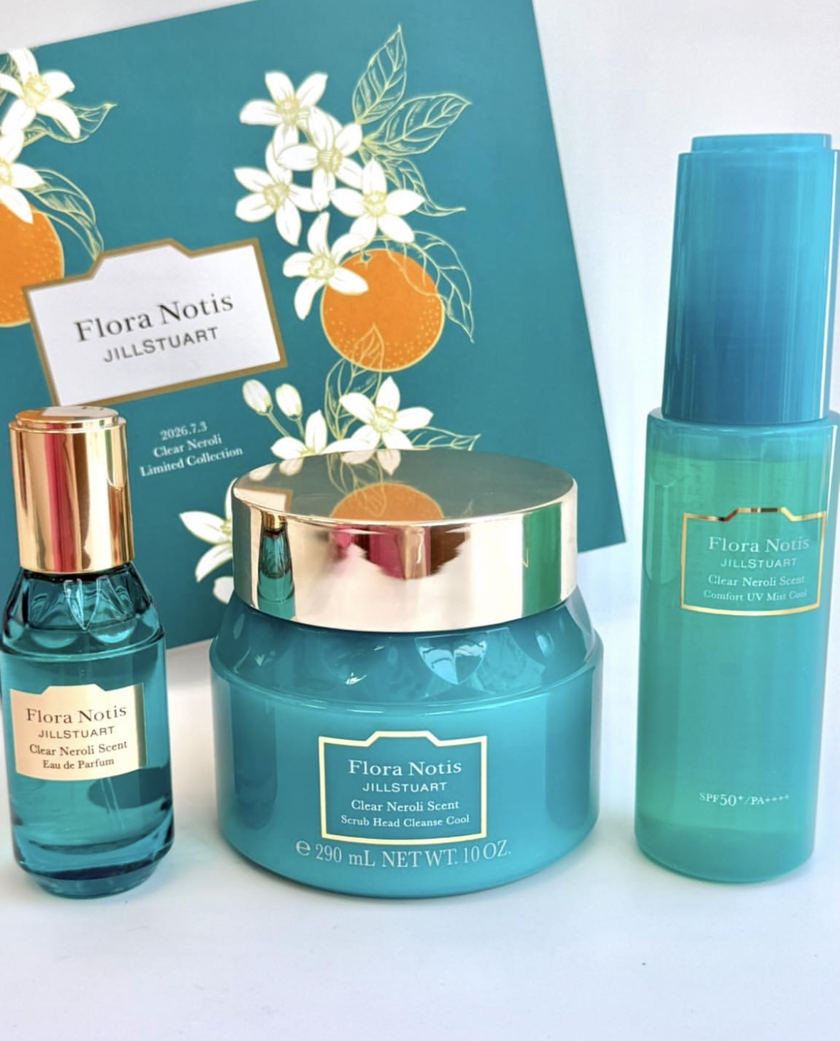 [限定] Flora Notis JILL STUART Clear Neroli Scent Series 清透橙花香系列 2026