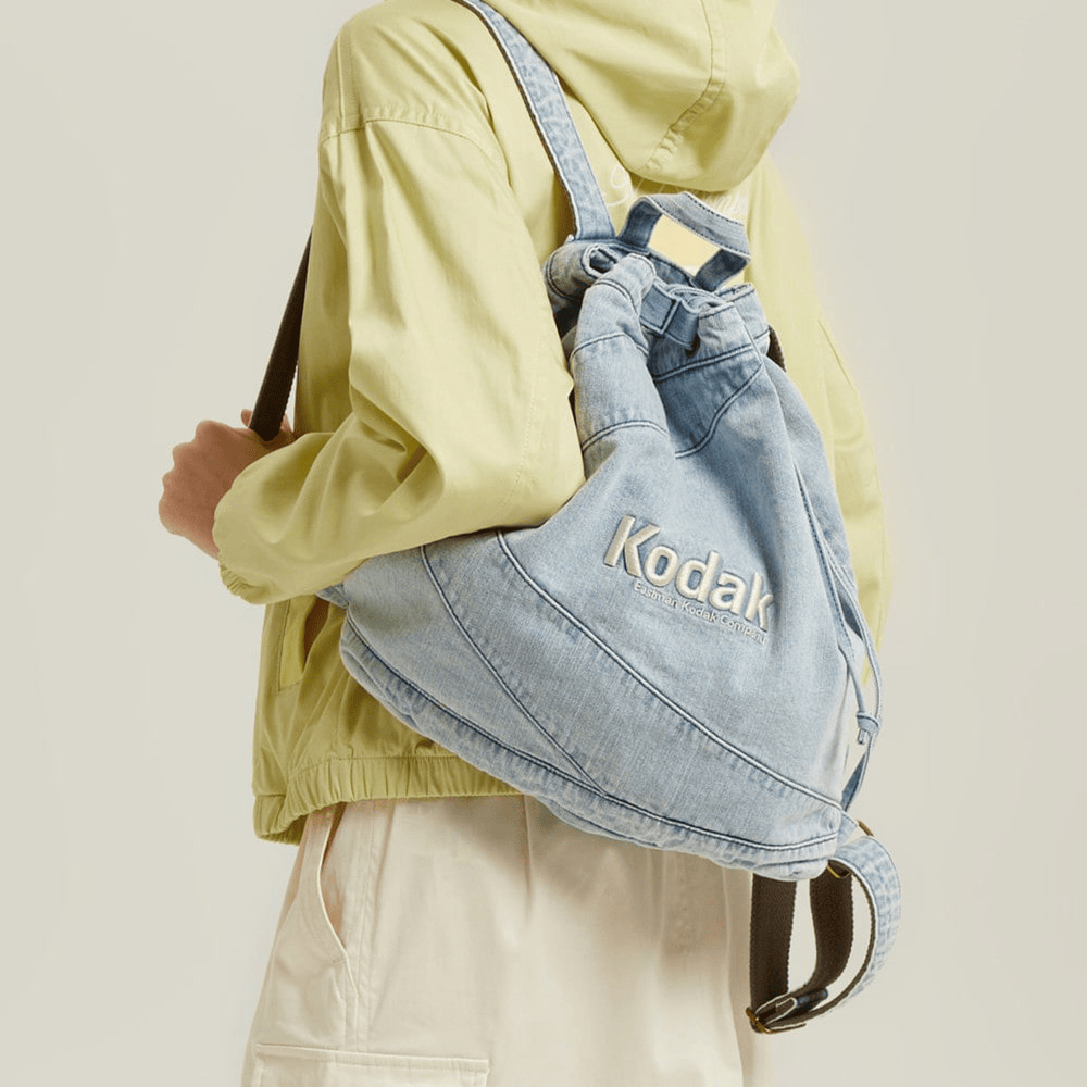 Kodak｜K6143LBP26 Denim String Backpack (10 L) [2 colors]