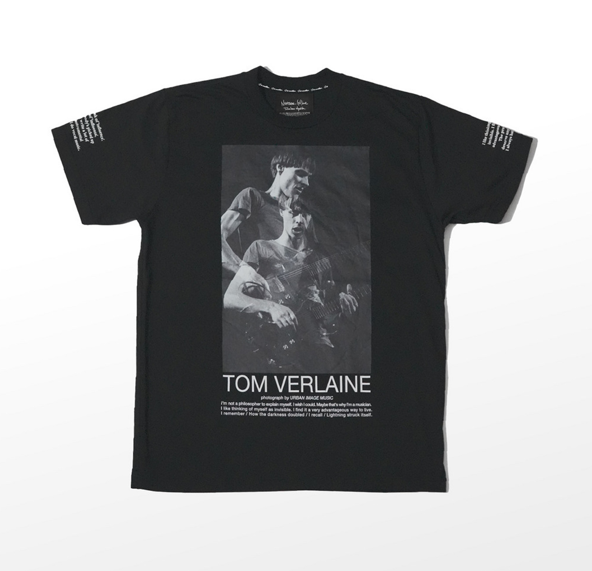 NUMBER NINE by Takahiro Miyashita 2026 N(N) TOM VERLAINE T-SHIRT BLACK - AUG PRE ORDER ITEM (預訂中)