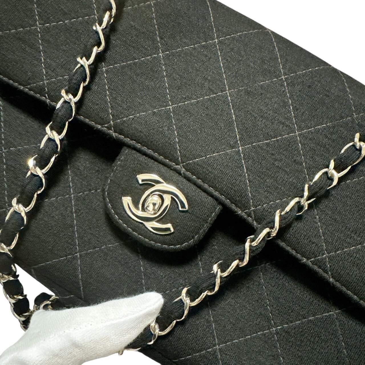 CHANEL classic jersey bag