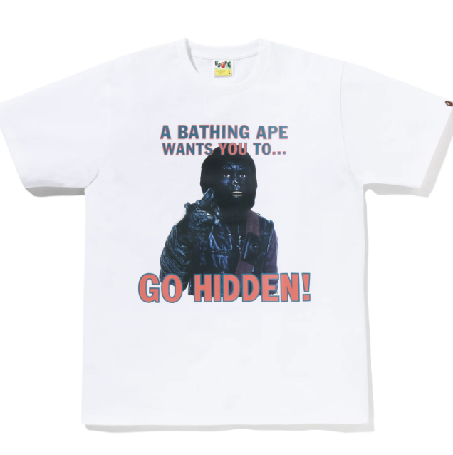 【BAPE男生】0502發售BAPE®︎ X HIDDEN® GO HIDDEN TEE