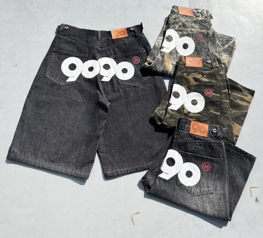 9090 NN2238 OG Logo Painted Buggy Jorts 7分褲 短褲