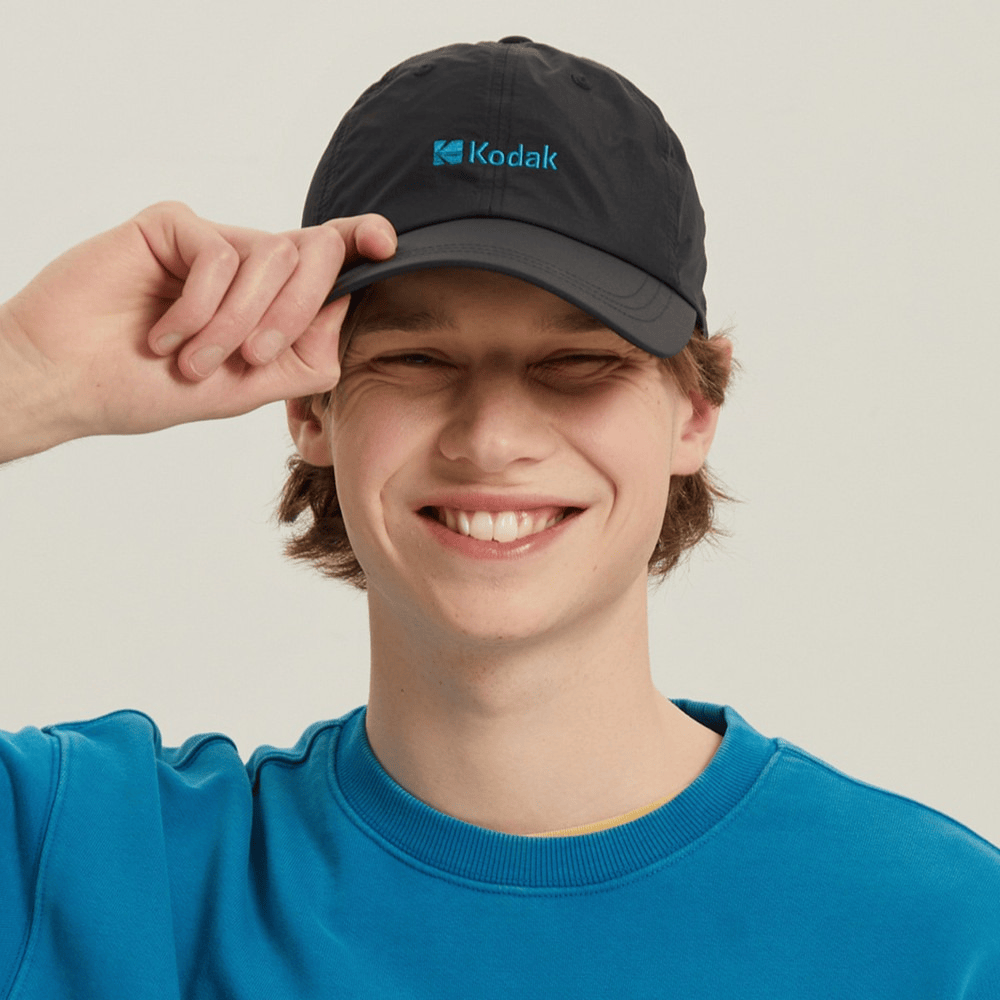 Kodak｜K6243LCP41 Oversized-Fit Nylon Ball Cap [5 colors]