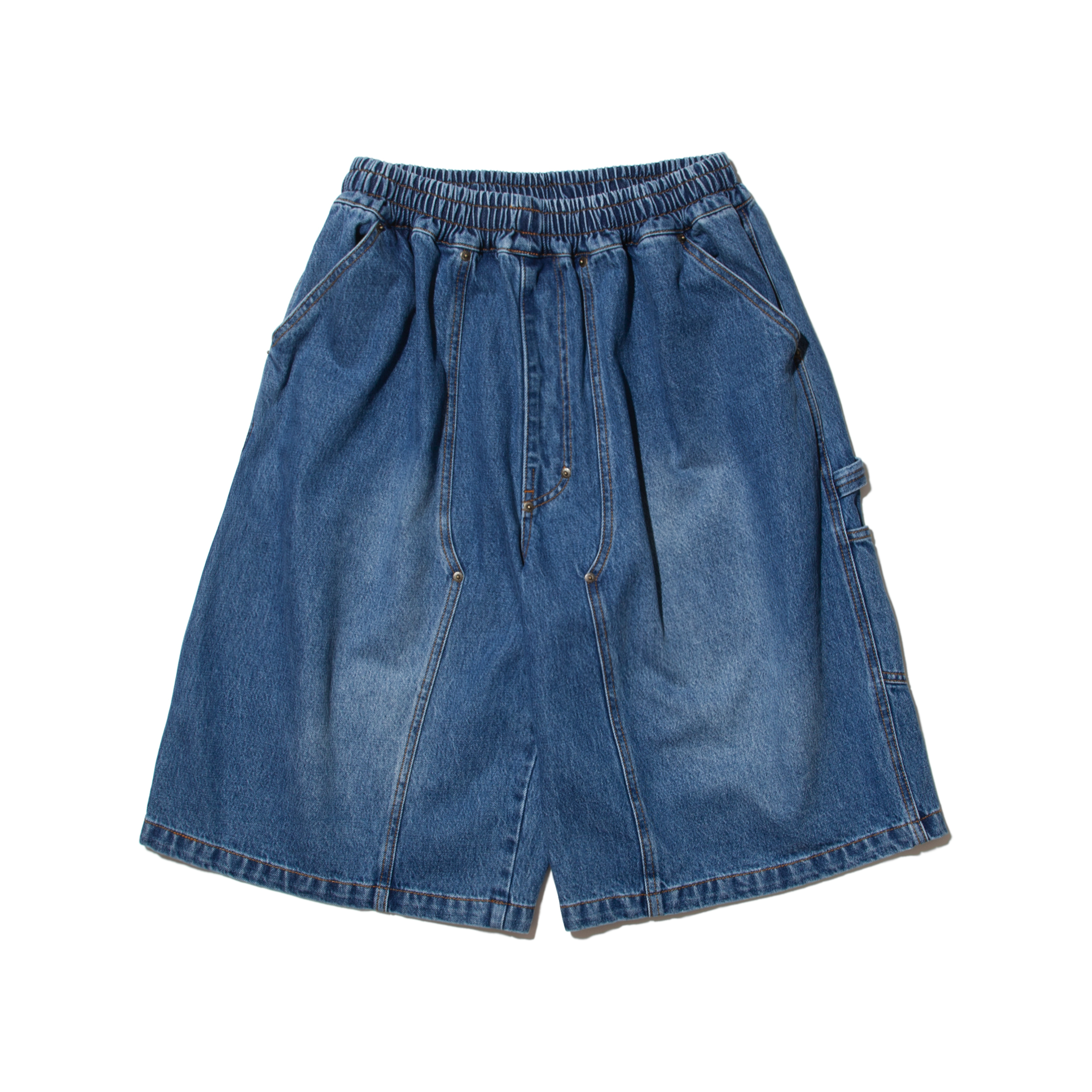 nul1.org ｜(nu-P58) - W-Shorts II (Blue Denim)