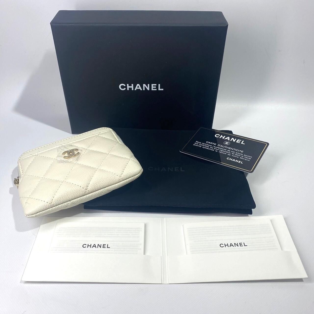 Chanel Classic Zipped Coin Purse 菱格紋