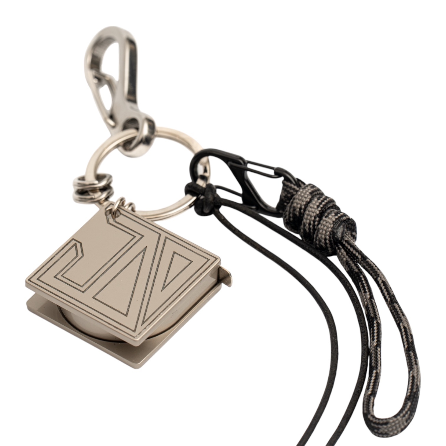 METAL MEASURING TAPE KEYCHAIN