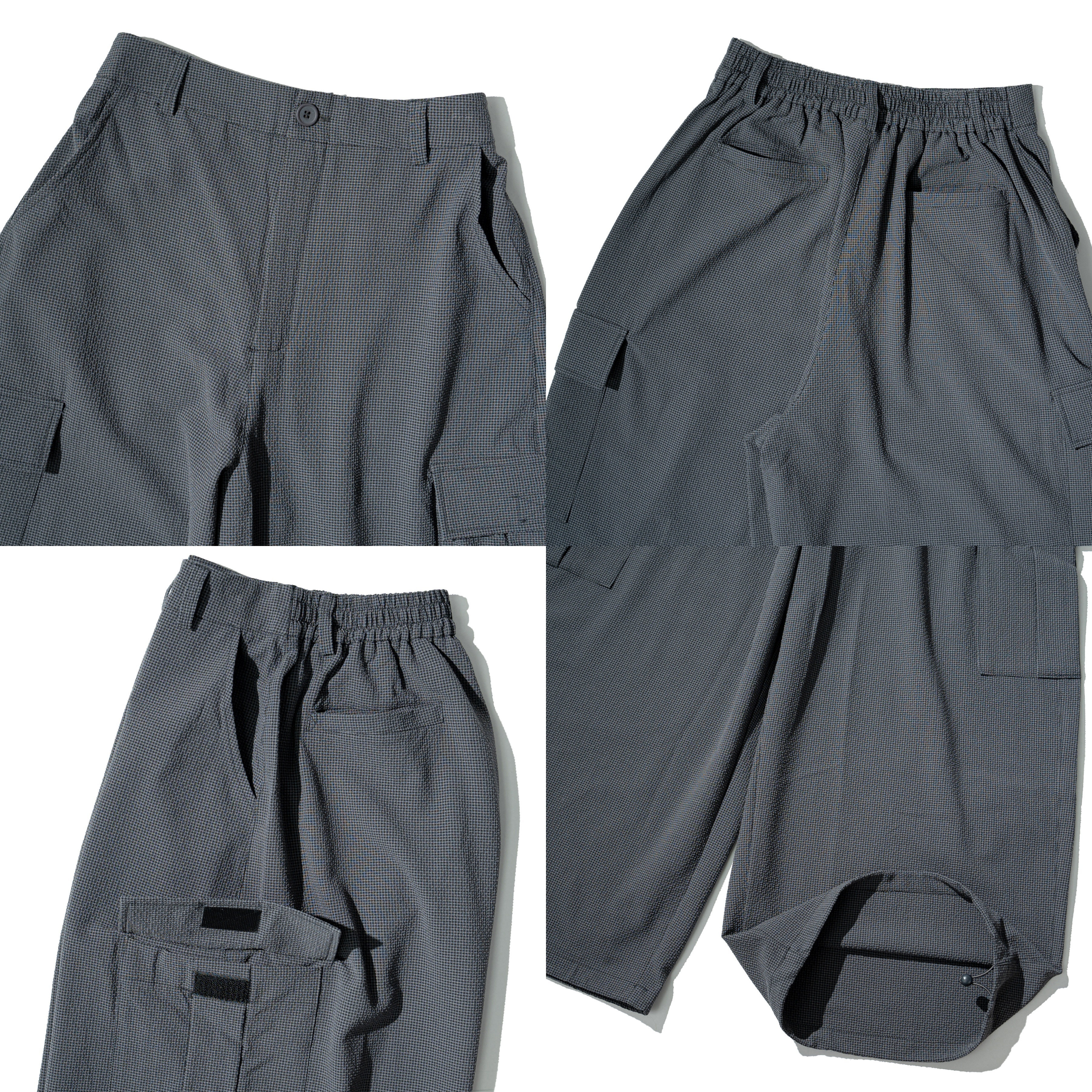 AGILITY MIAO Seersucker Cargo Pants 泡泡紗 六口袋長褲 [M-SP6]