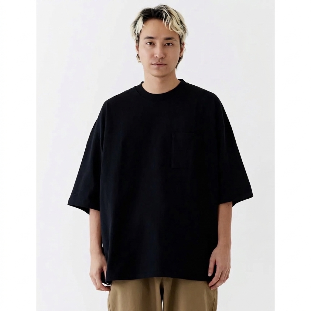 Goodwear Japan USA Cotton Super Big Pocket Tee