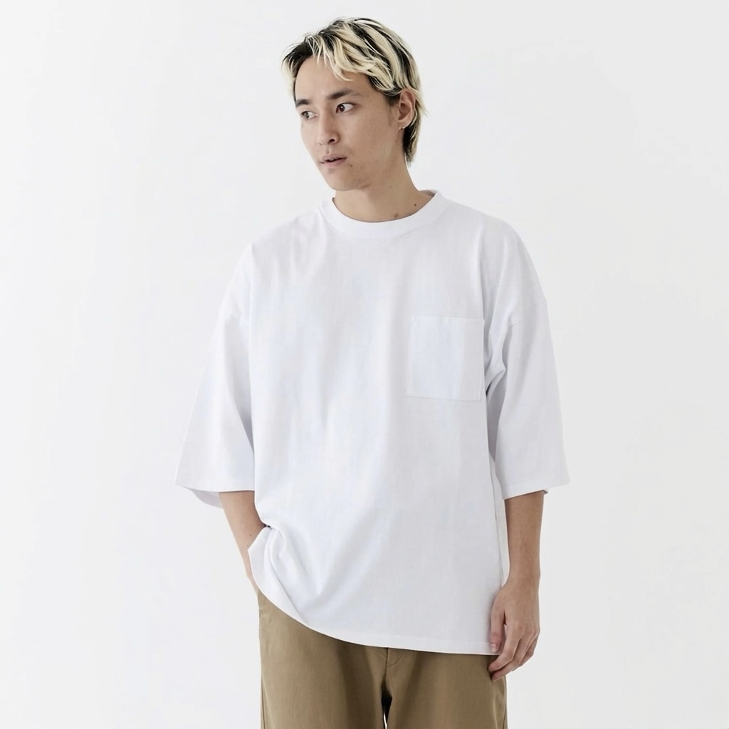 Goodwear Japan USA Cotton Super Big Pocket Tee