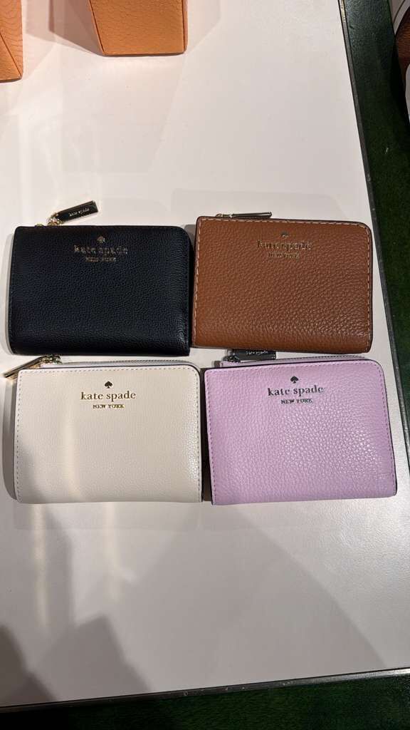 YV012 Kate Spade LOGO拉鏈短銀包