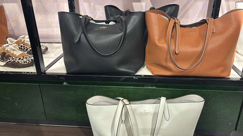 YV023 Kate Spade 細LOGO TOTE BAG 40X30 cm
