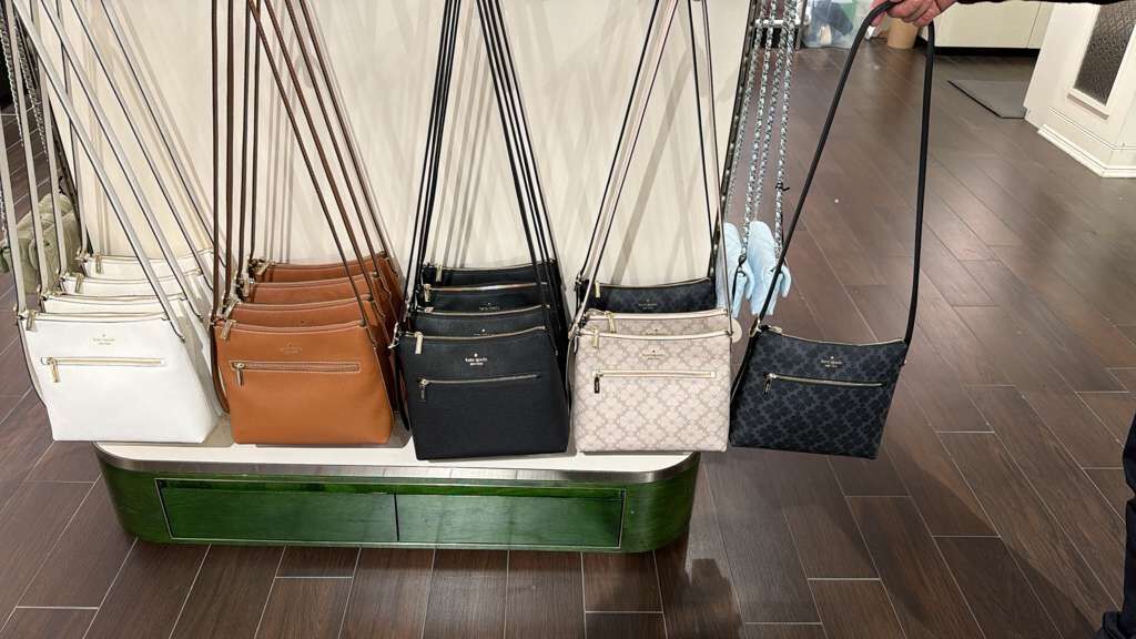 YV042 Kate Spade Lena細LOGO CROSS BODY 27X25CM