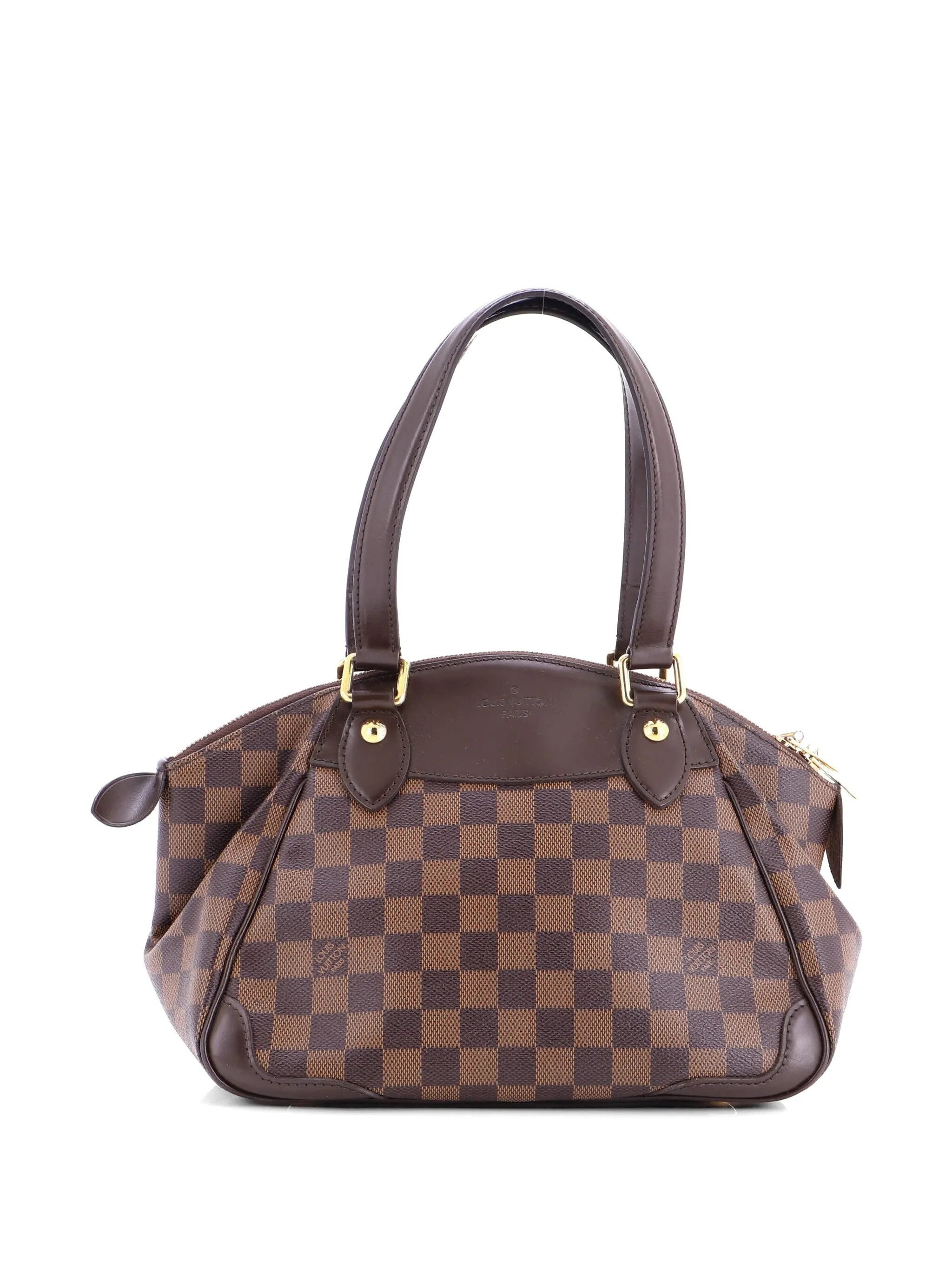 Louis Vuitton Damier Ebene Verona 咖啡色棋盤格紋 PM (N41117)