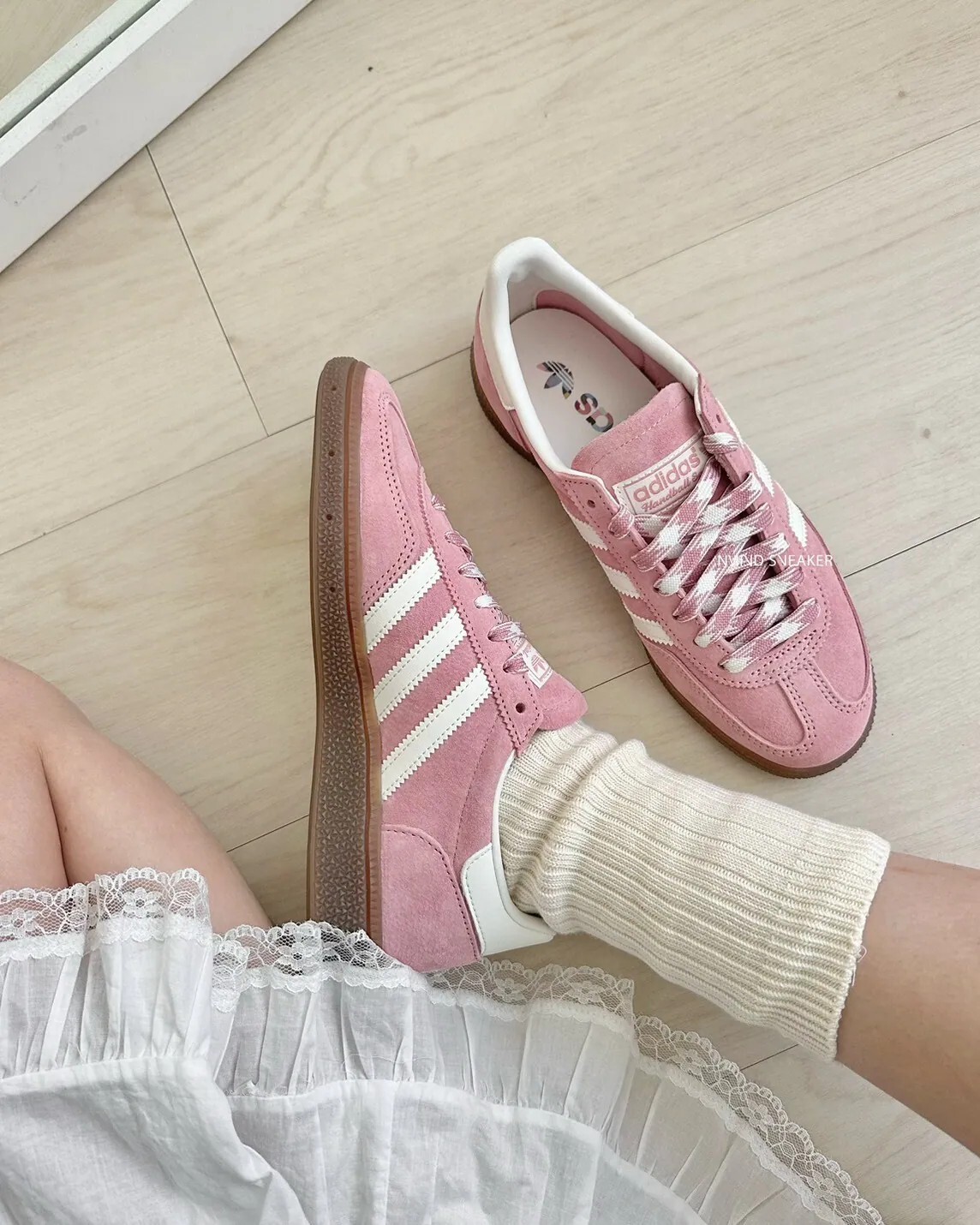<撿便宜囉> NG-Adidas Originals Handball Spezial 蜜桃粉
