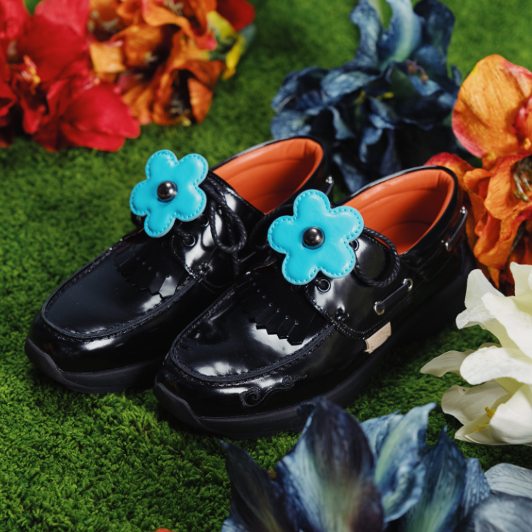 Shoe Tongue Leather Tab | Lake Green｜Hong Kong Original Design