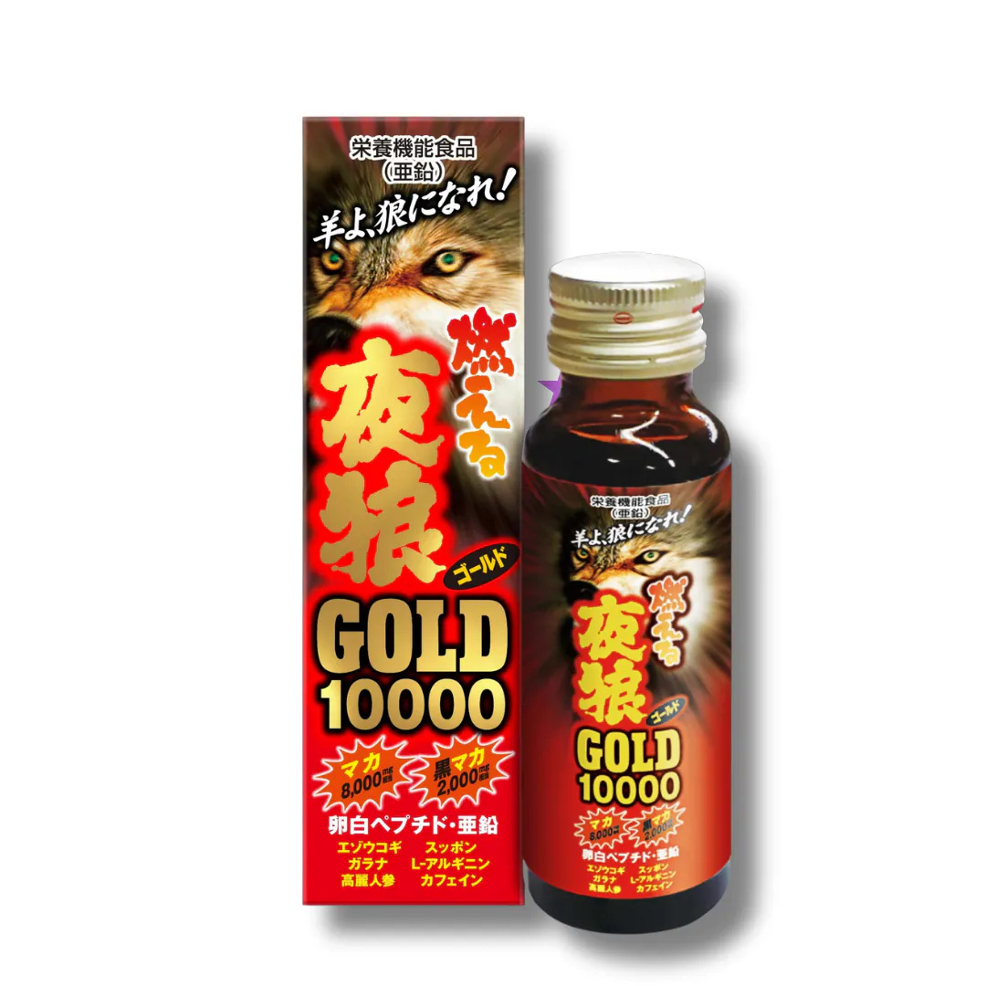 ICHIKI 夜狼 Gold 10000 加強黑瑪卡飲 50ml