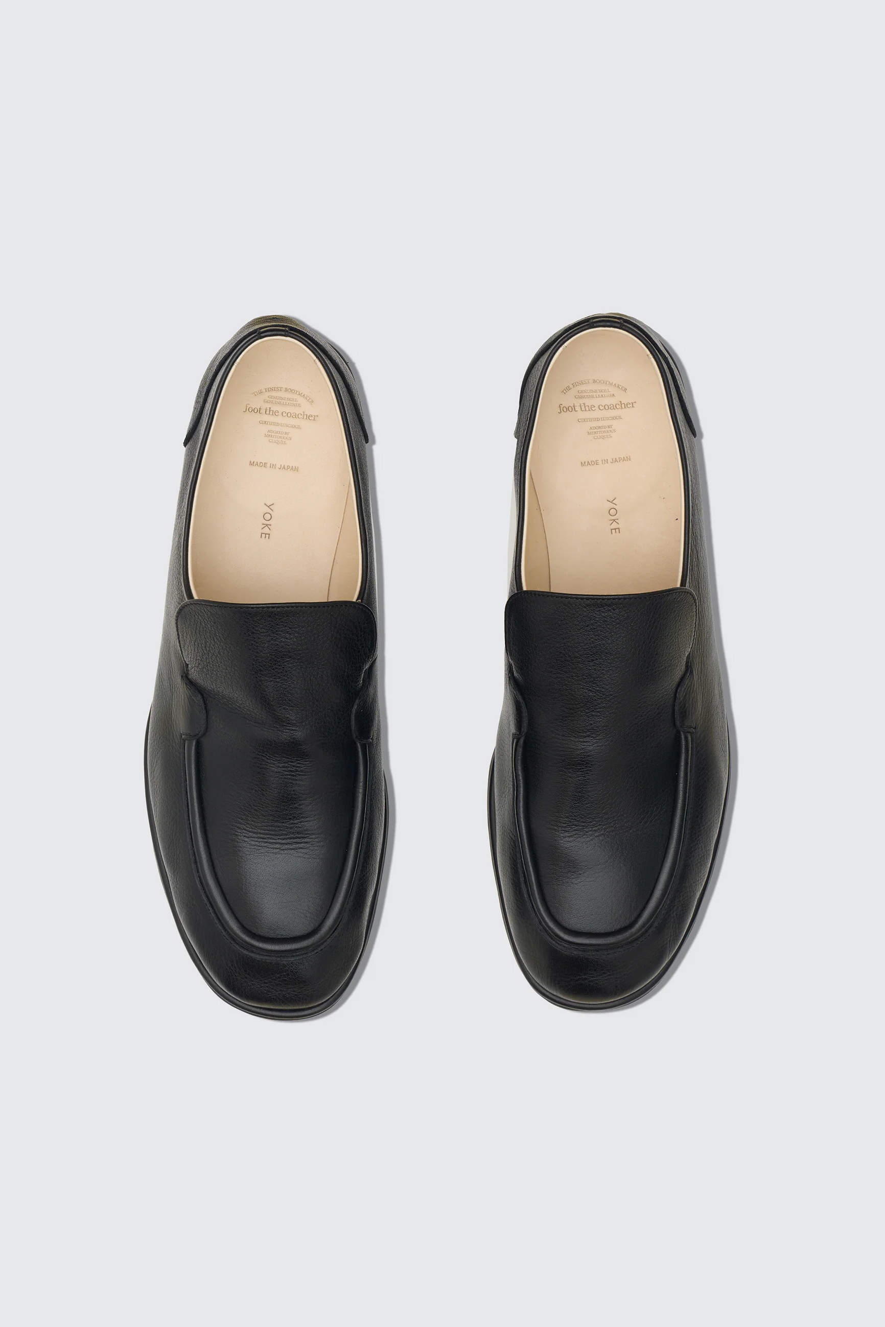 YOKE × FOOT THE COACHER THE LEATHER LOAFER