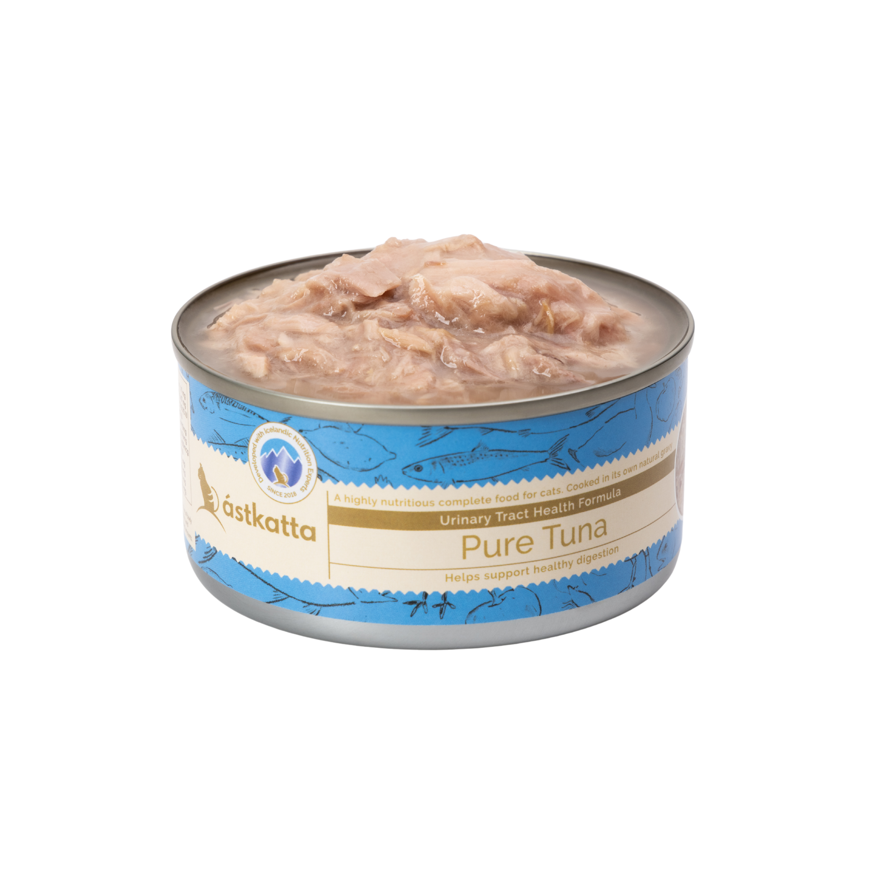 Astkatta冰島| 純吞拿魚肉絲貓罐| 170g