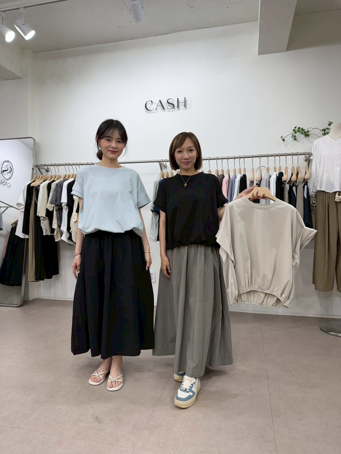 CA6110 下擺束口闊袖Tee