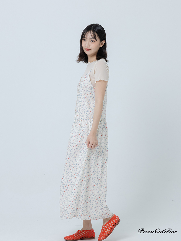 小花細肩帶洋裝 PizzaCutFive PCF262487049