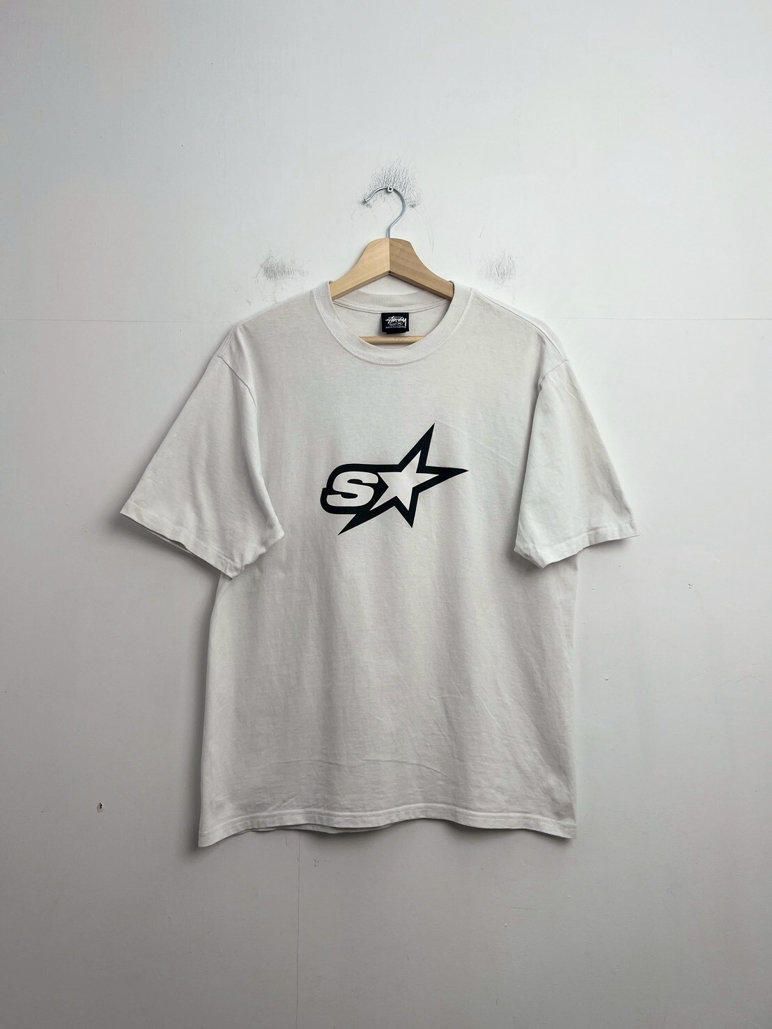 STUSSY Speedway Tee White SIZE M