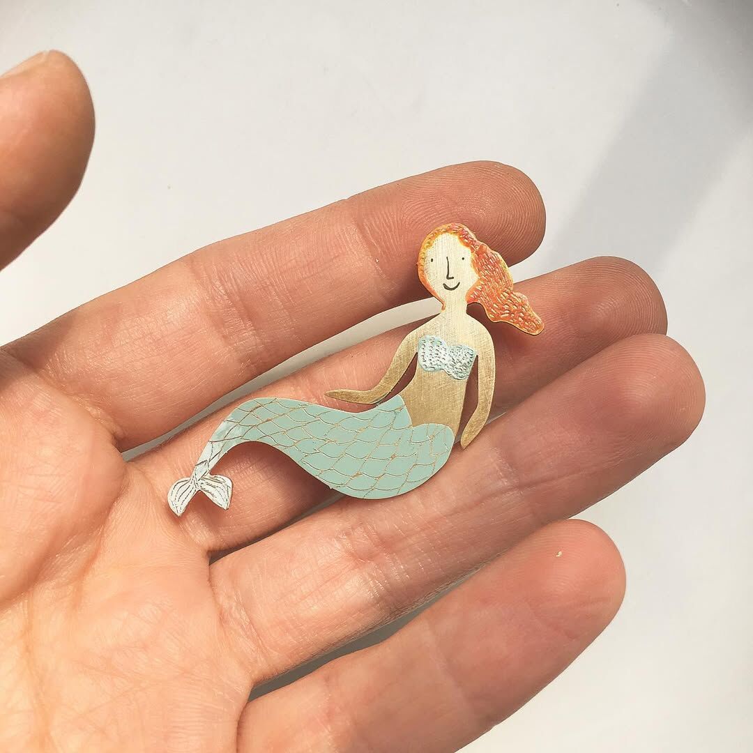 美人魚 | 胸針