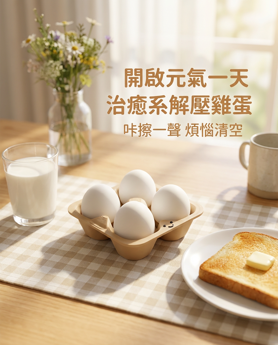 治癒系解壓雞蛋香港 – 解壓雜貨店微笑星球系列開啟元氣一天咔擦一聲煩惱清空