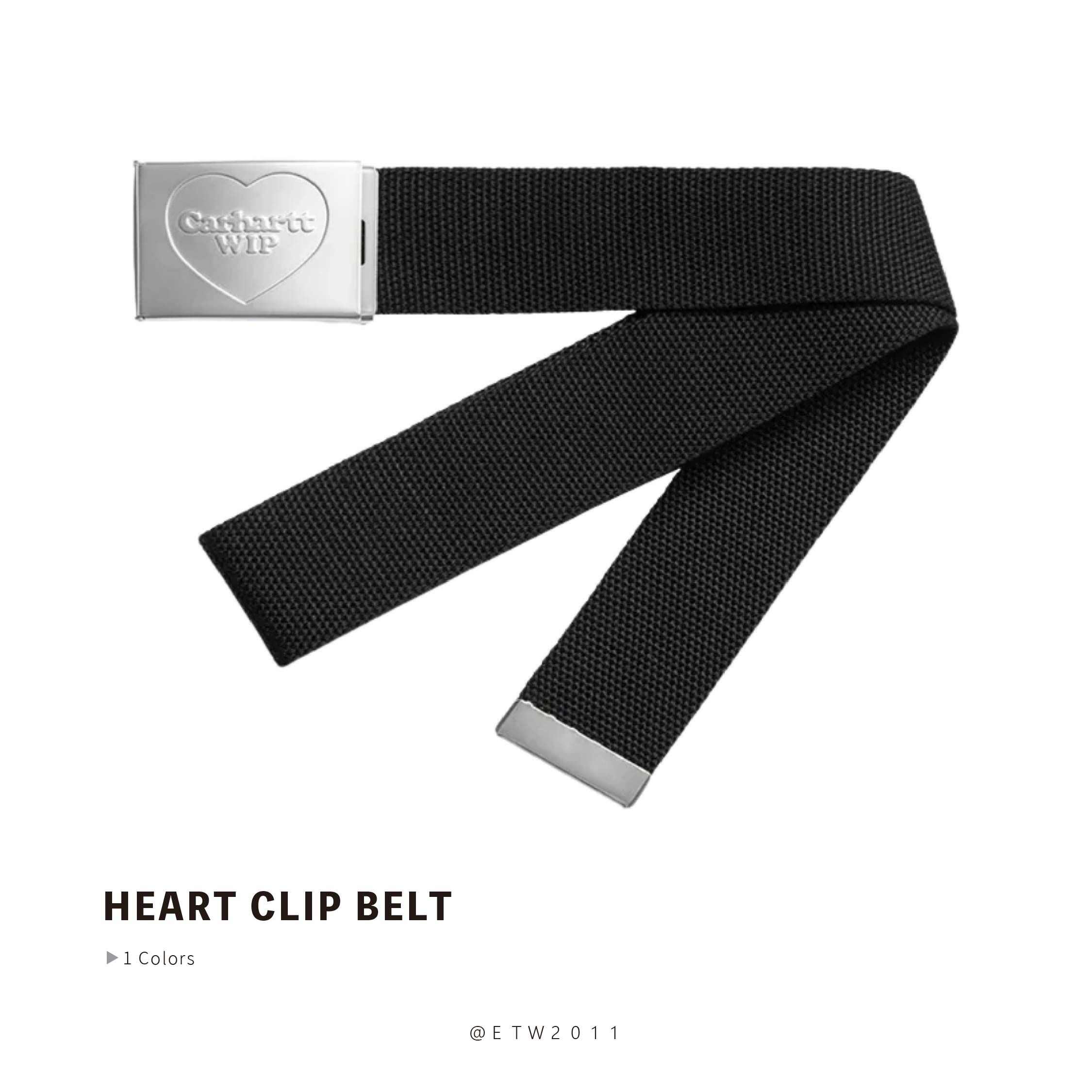 ☆ETW☆【EASY TO WEAR】CARHARTT WIP Heart Clip Belt 卡哈 皮帶 愛心 配件