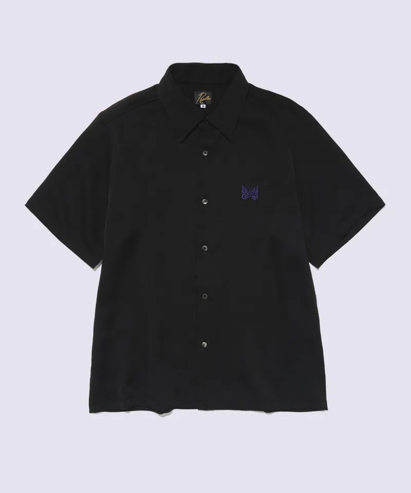 Papillon Emb. S/S Shirt - Art Pique Pleats