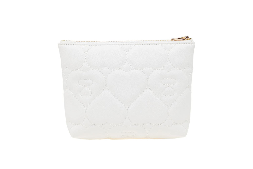 『日本連線中』2026SS A BATHING APE BAPE QUILTED HEART MONOGRAM SMALL WALLET 愛心 小 化妝包 CM20290308