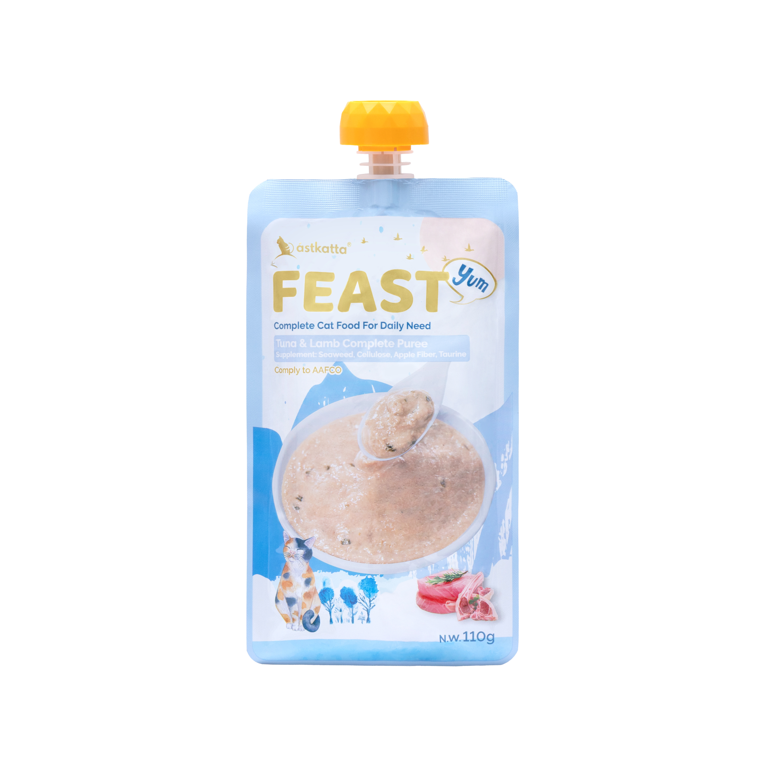 Astkatta| Feast 鮮肉盛宴營養主食包| 吞拿魚&羊肉| 110g