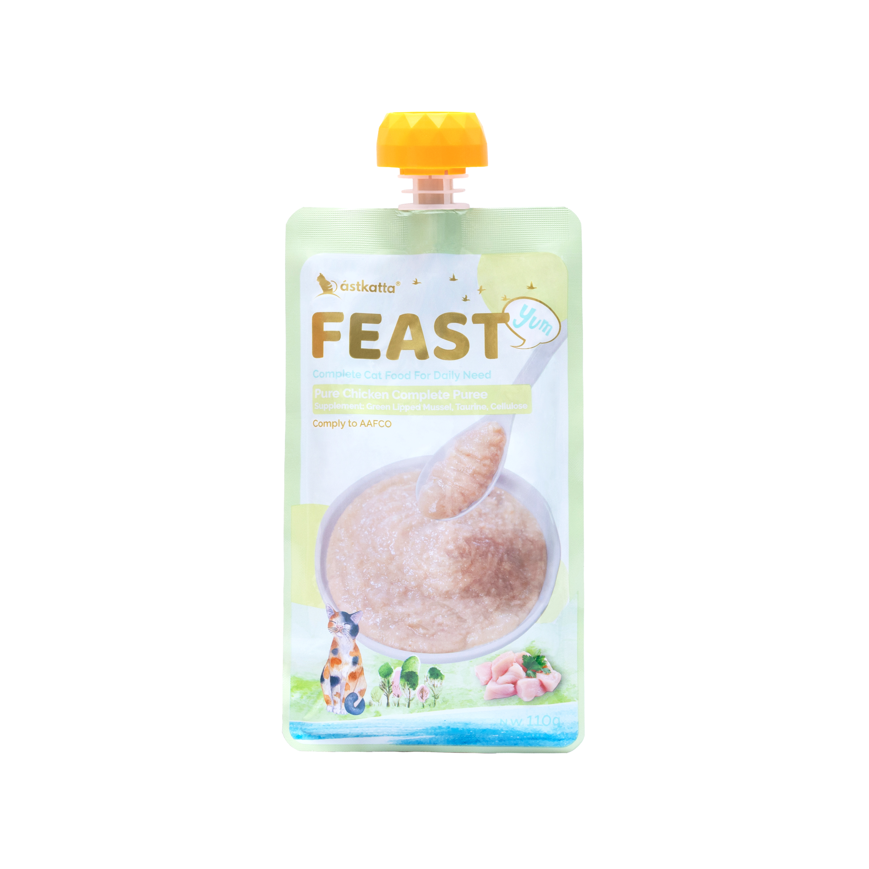 Astkatta| Feast 鮮肉盛宴營養主食包| 純雞肉| 110g