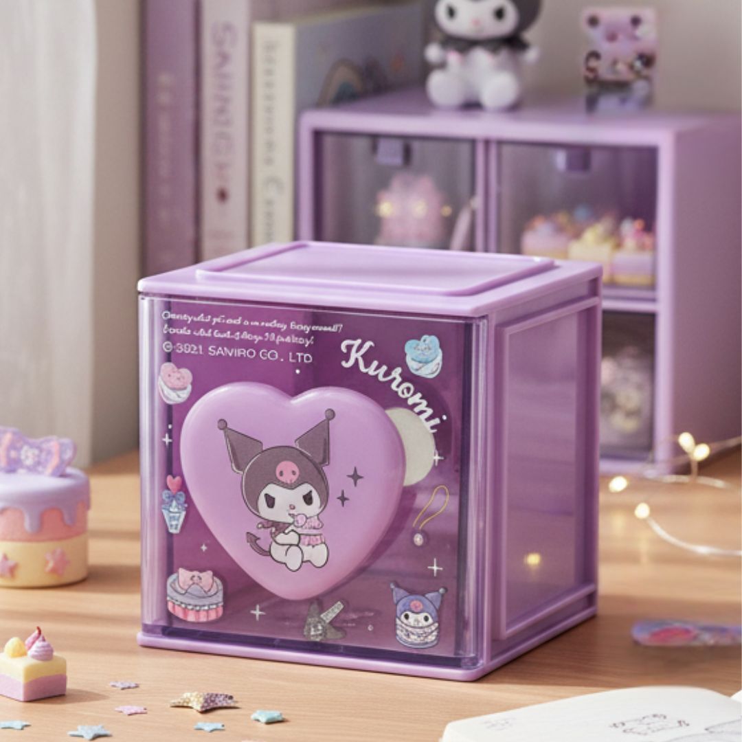 Kuromi Sanrio|drawer |Storage Box