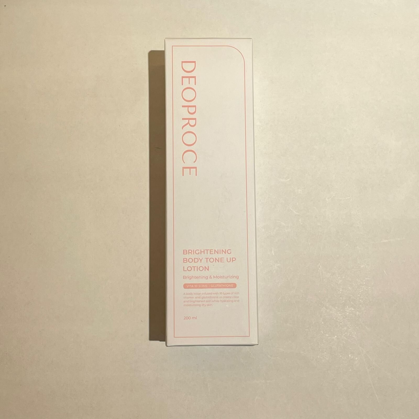 關鍵字G10. DEOPROCE BRIGHTENING BODY TONE UP LOTION 優惠$129