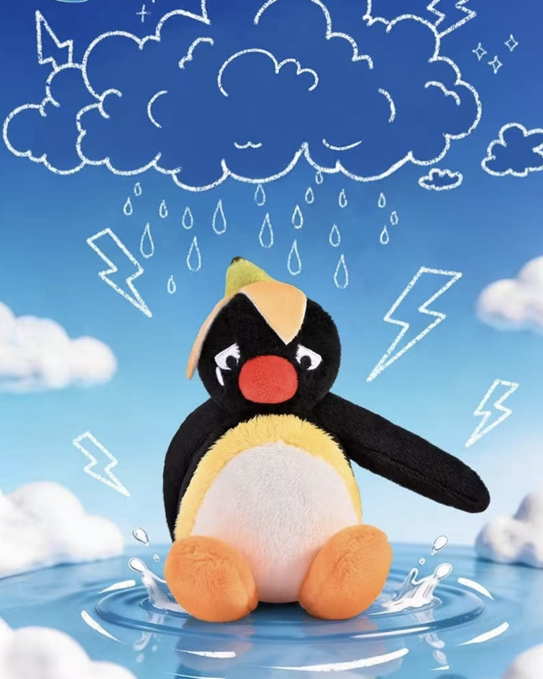 <正版授權>PINGU 企鵝家族 情緒小波動系列 盲盒 毛絨 吊飾 掛件