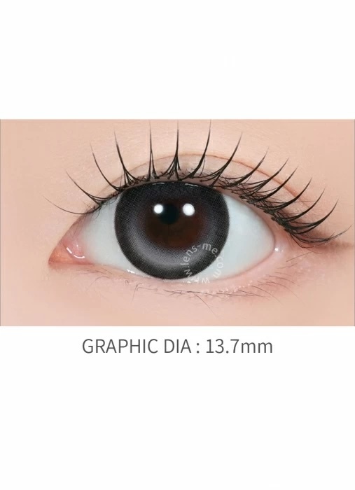 LensMe GleamEdge Monthly (Bold Gray)(2P)