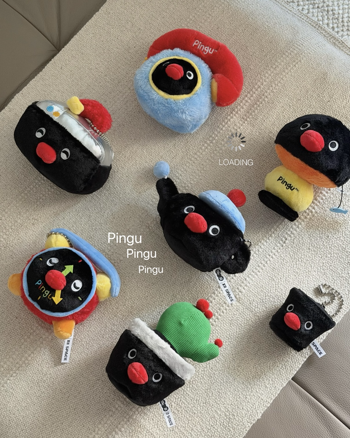 <正版授權>PINGU 企鵝家族 家居日記系列 盲盒 毛絨 吊飾 掛件