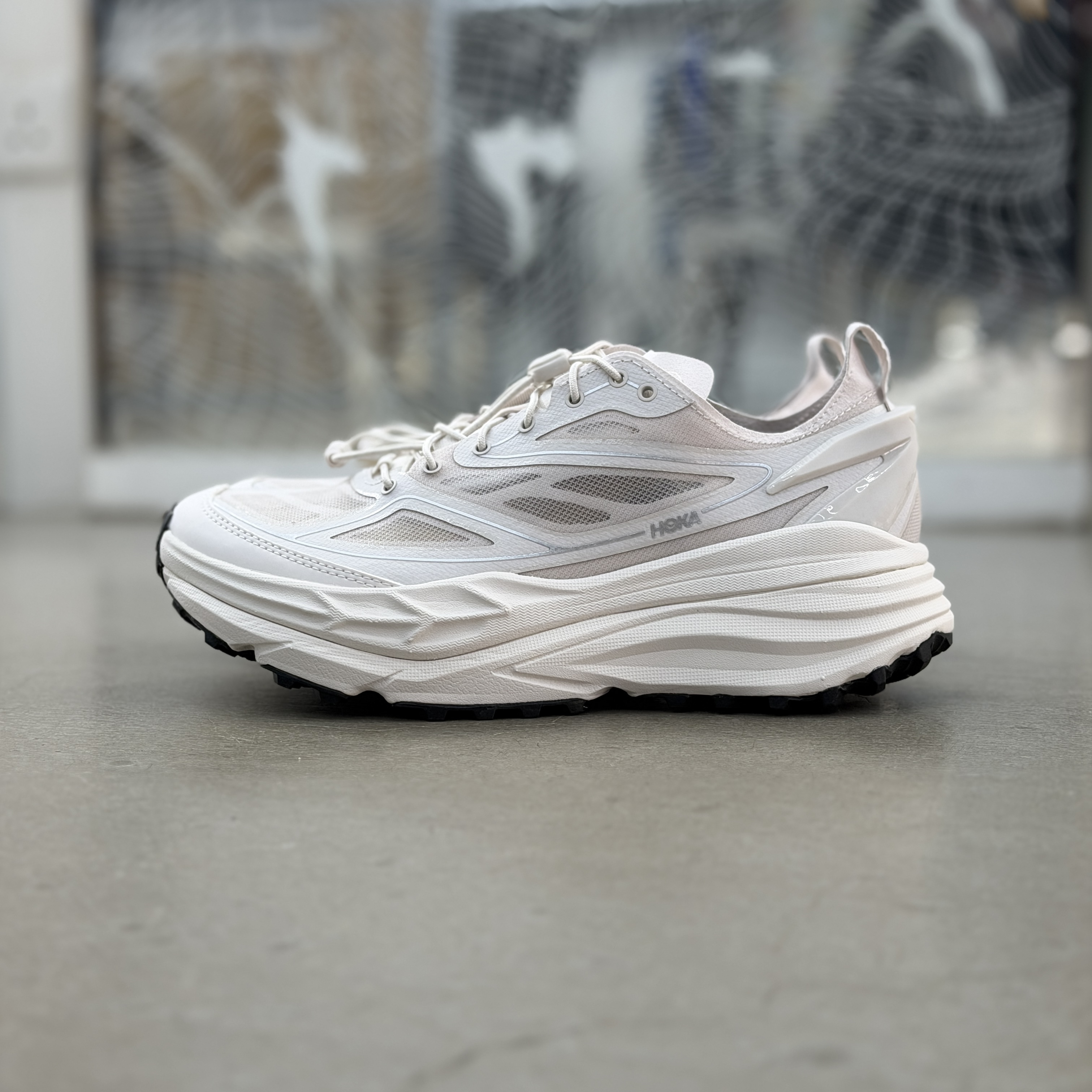 Hoka One One U Stinson One7 Grout Silver- 1168931-GTSL