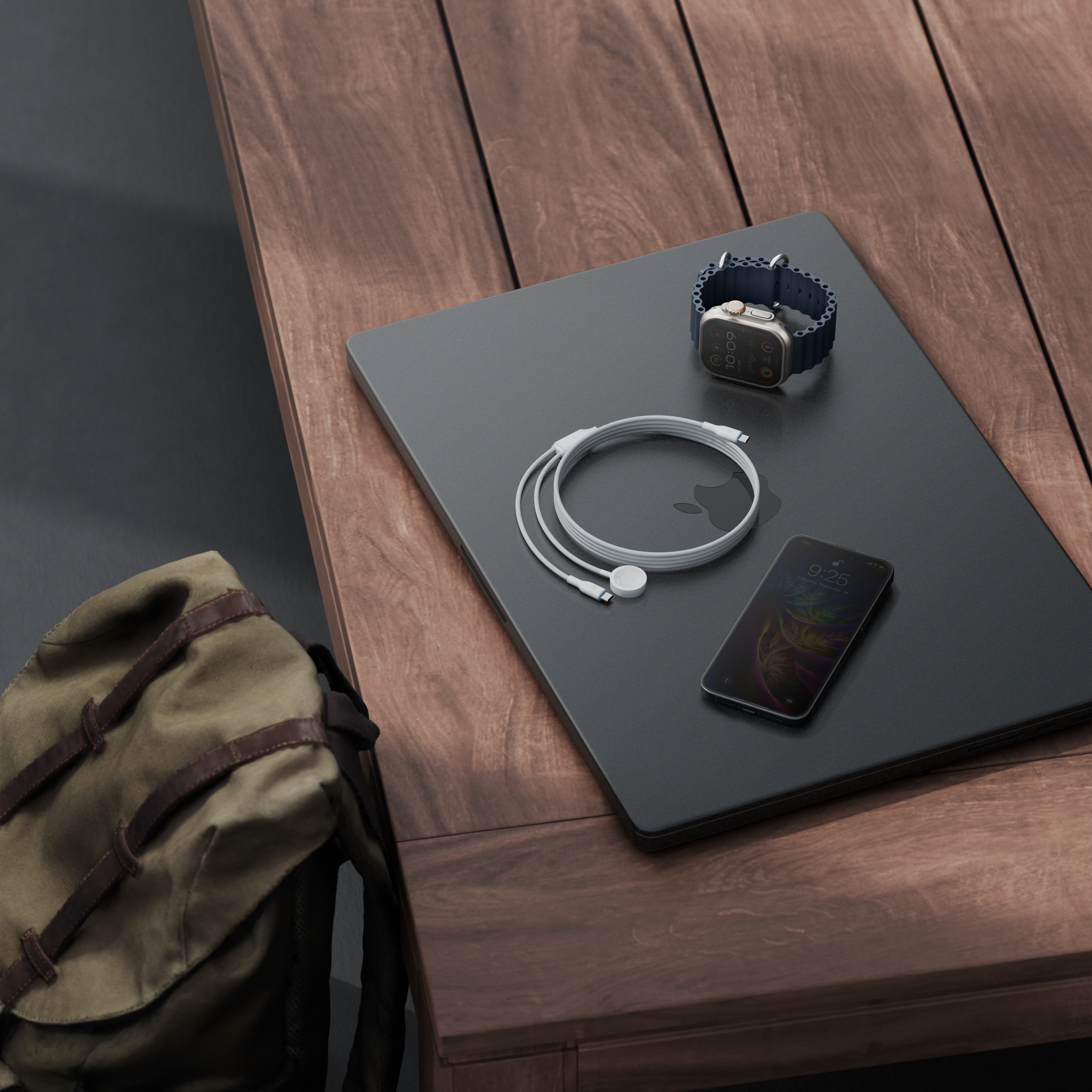 BAZIC GoCharge Deuce 2-in-1 USB C to C / Lightning + Apple Watch 1.8M 快充傳輸線