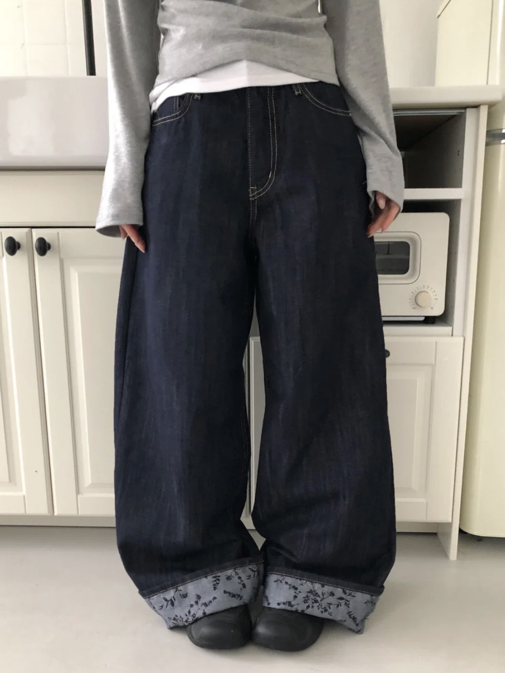 【網站限定優惠】Inner Floral Jeans