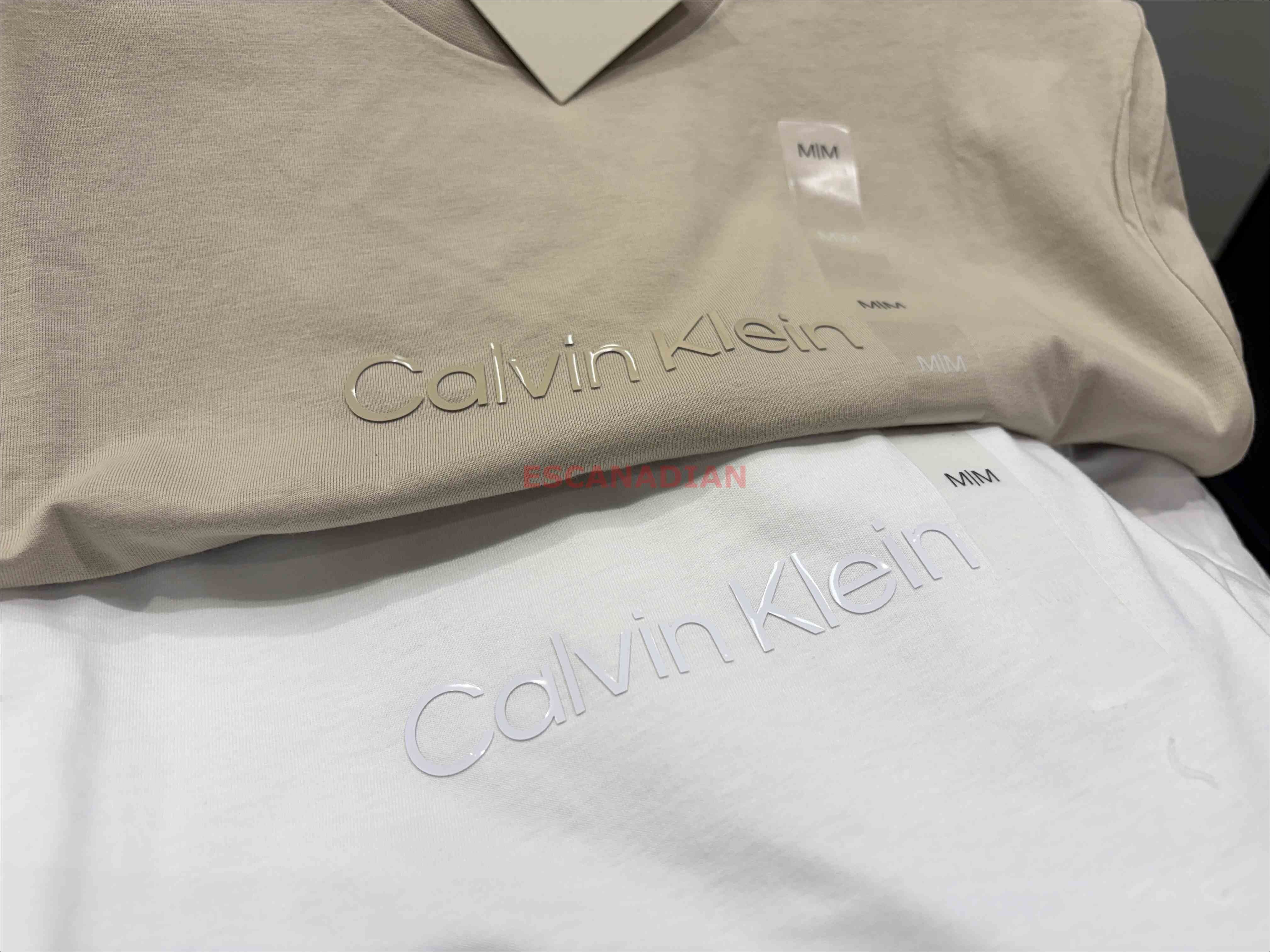 CK 男大人 經典小字樣 短TEE (2色)