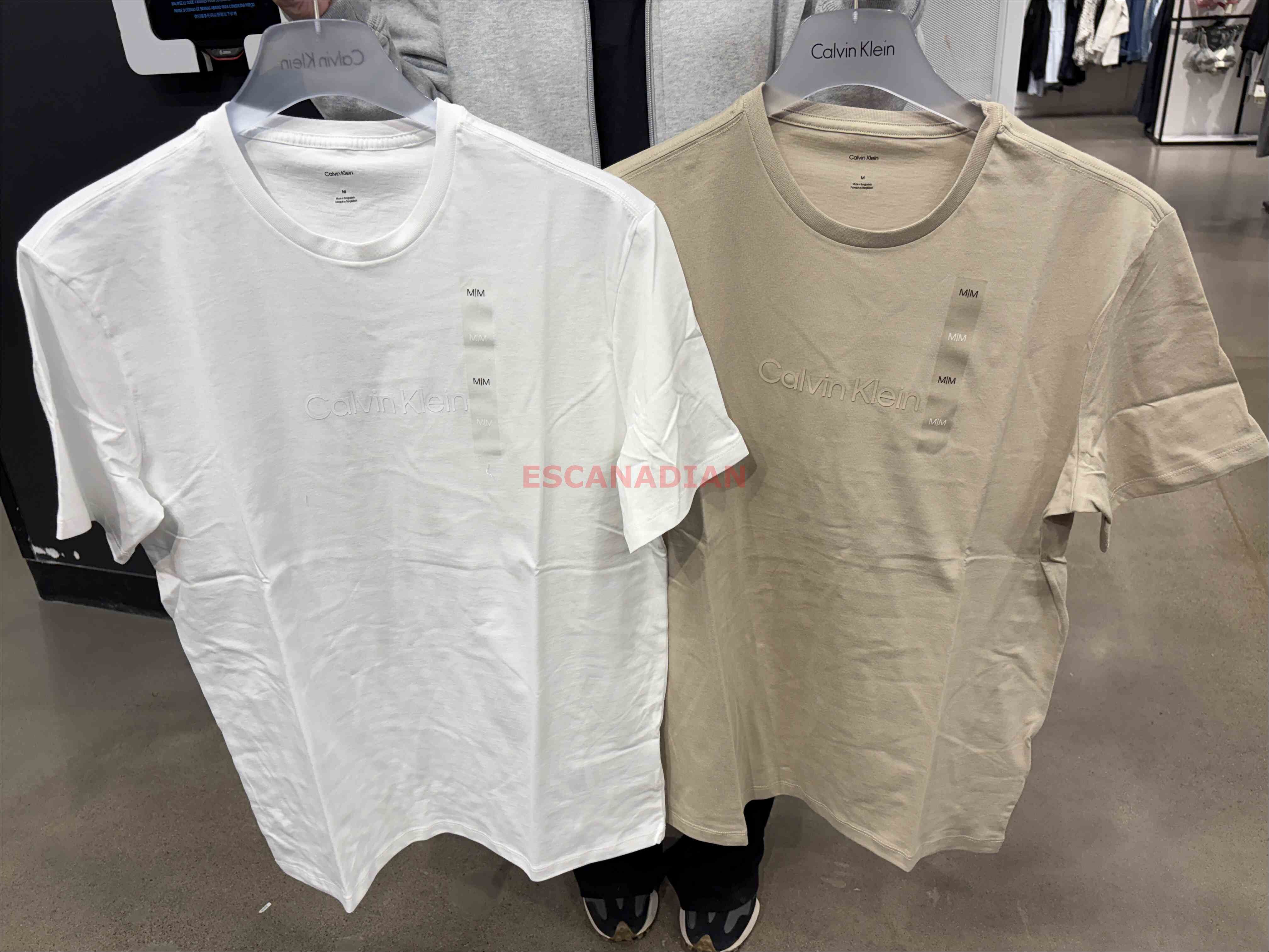 CK 男大人 經典小字樣 短TEE (2色)