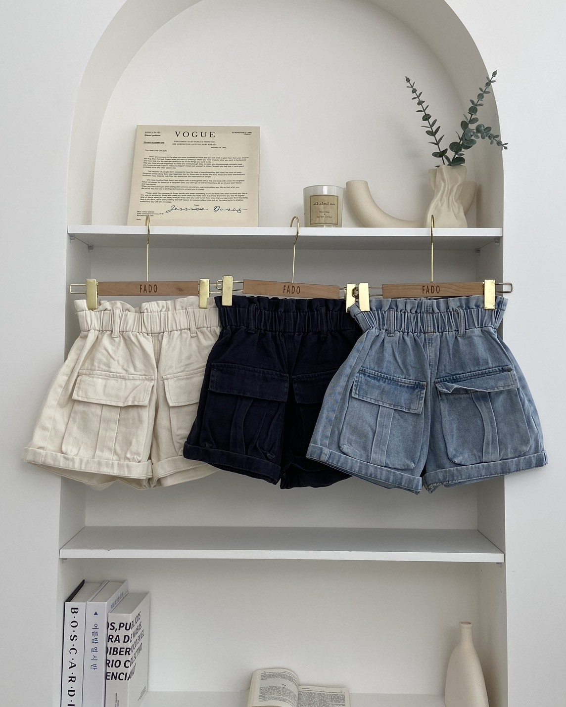 法朵Fado shop｜花苞高腰口袋短褲 250B021 三色