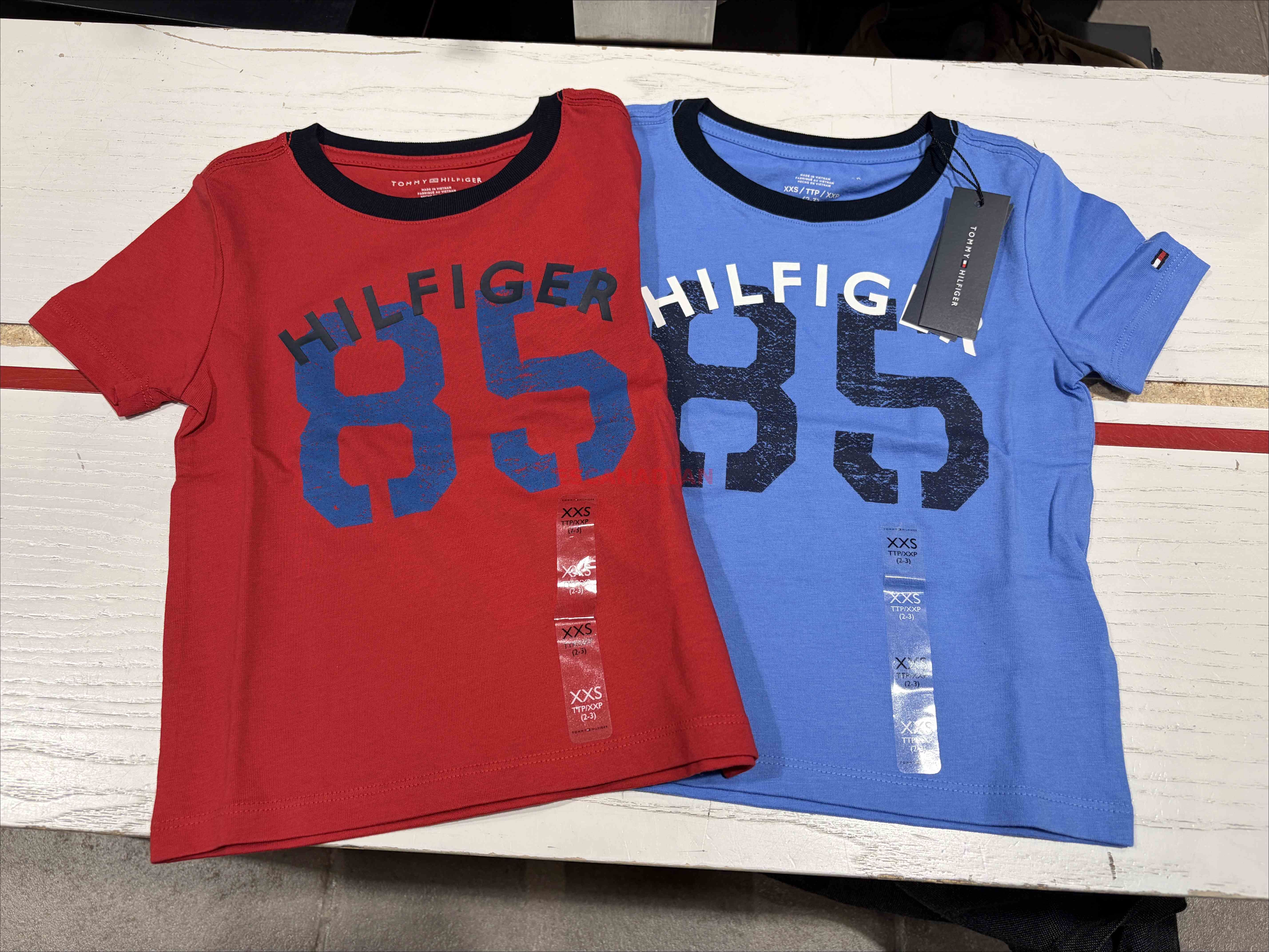 TOMMY 男大童 85字樣 短TEE (2色)