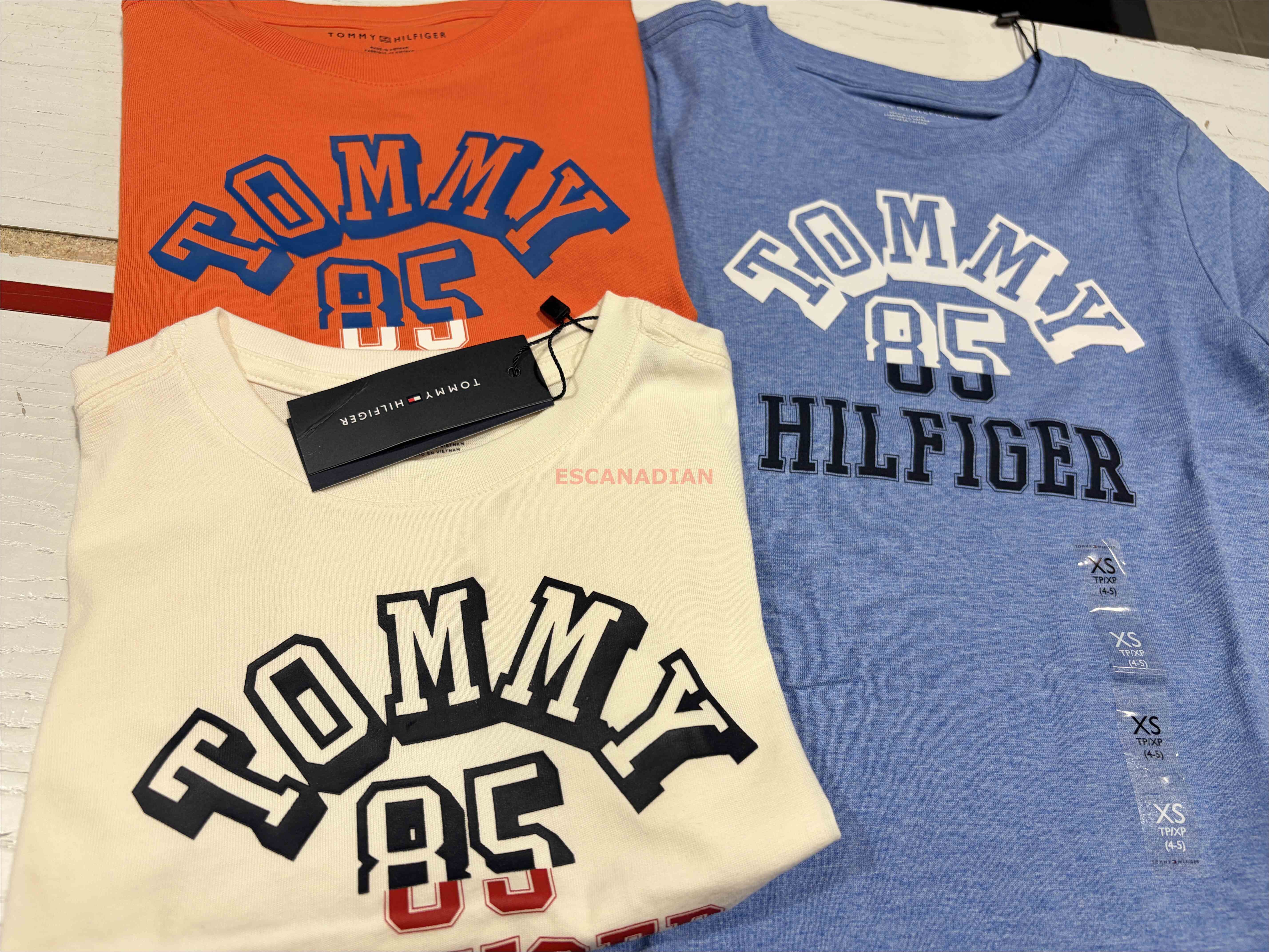 TOMMY 男大童 字樣圖案 短TEE (3色)