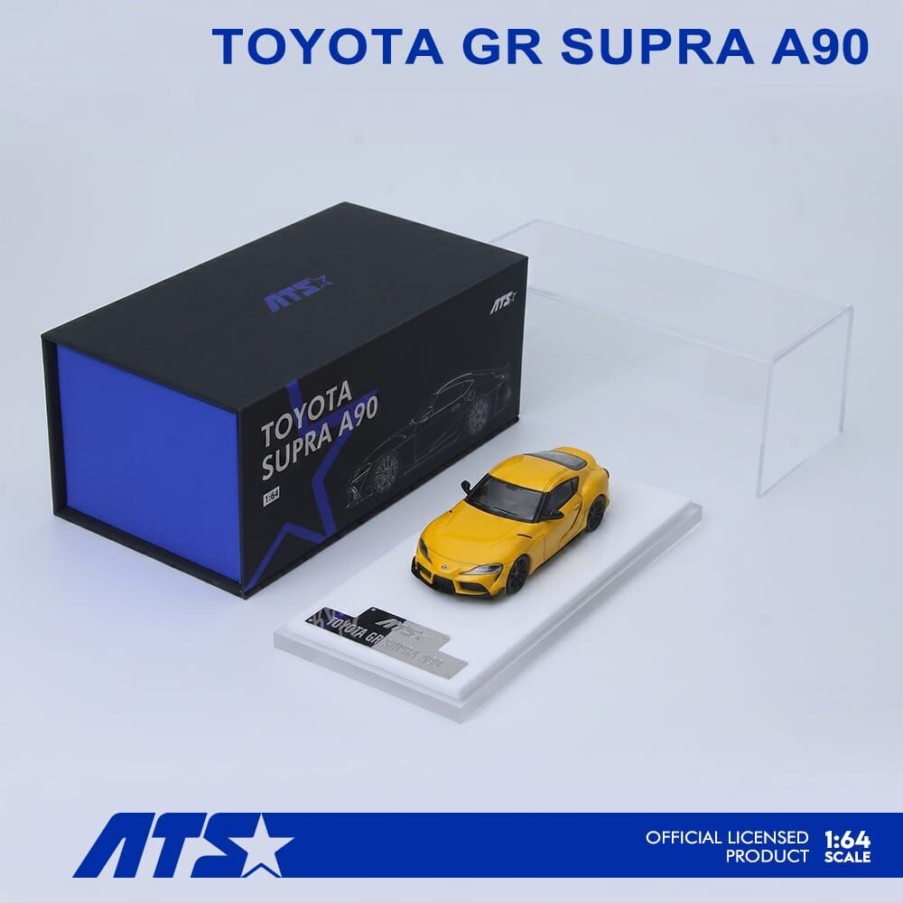 PO-$150 * ATS * 1:64 TOYOTA GR SUPRA A90 YELLOW